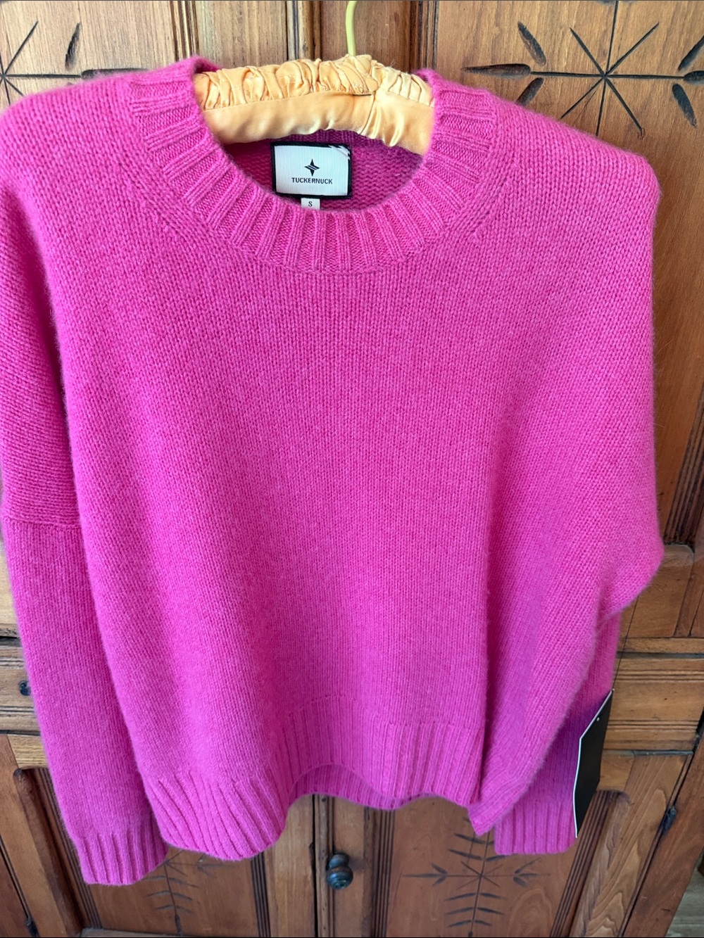 Tuckernuck Crewneck Sweater in Bright Pink
